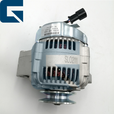 600-861-6410 6008616410 Excavator Accessories PC60-8 Alternator 28V 60A