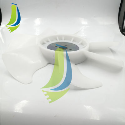 V1505 Excavator Spare Parts  Four Hole Seven Leaf Fan Blade For Engine